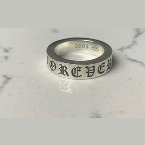 Chrome Heart FOREVER Ring